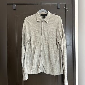 Bachrach Gray Silk-Cashmere Blend Cardigan